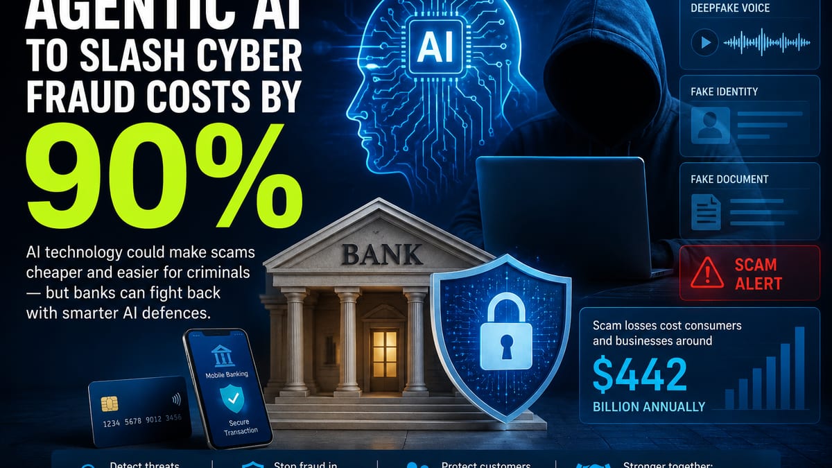 Agentic AI to slash cyber fraud costs by 90%