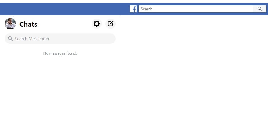 Delete all Facebook Messages