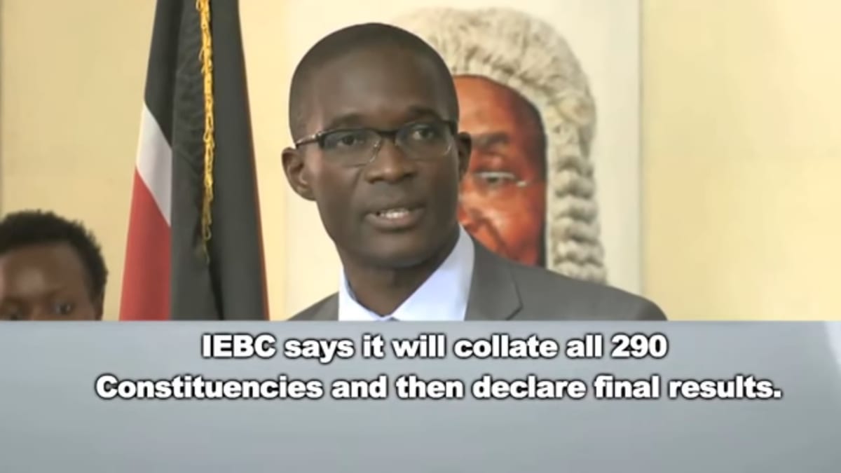 BREAKING: IEBC to do away with live transmission of Presidential results