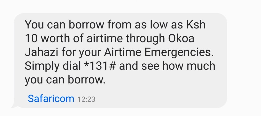 Safaricom Promo Text