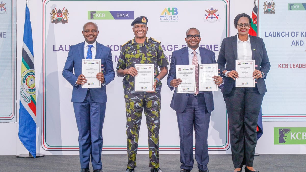 KCB and KDF Launch Mortgage Scheme to Boost Home Ownership for the Military
