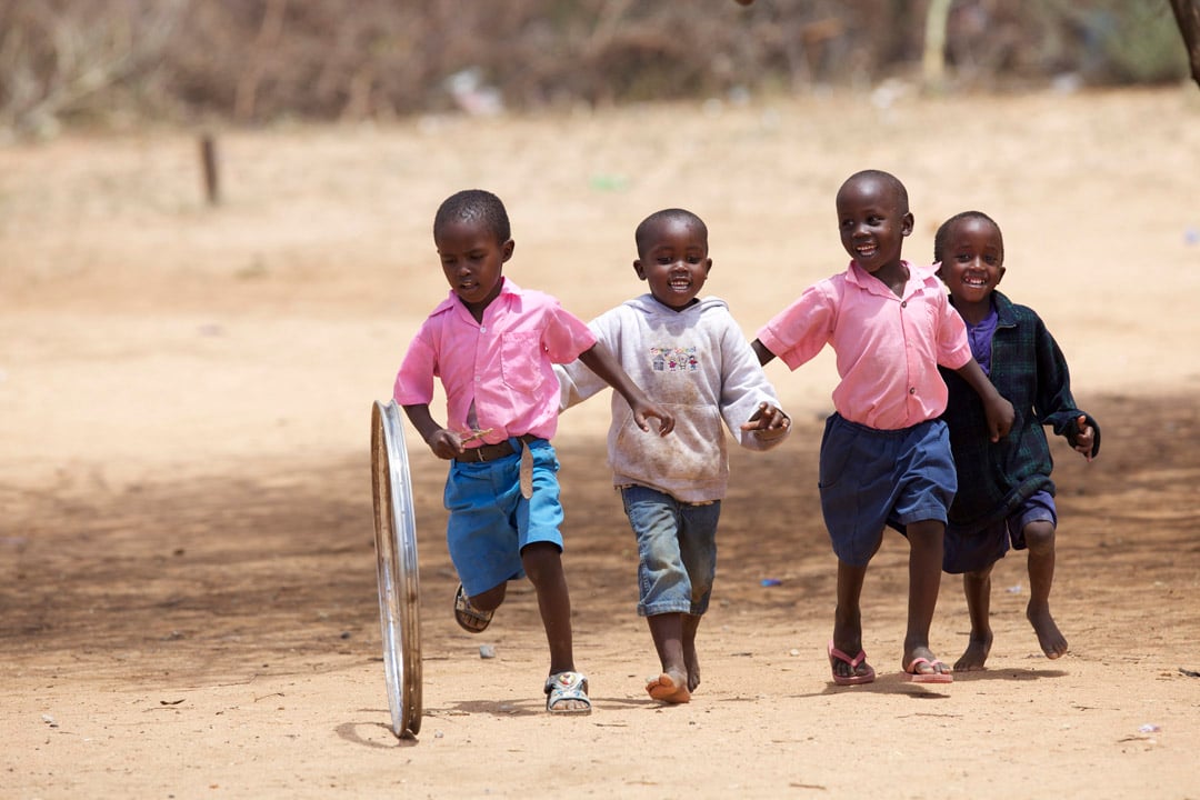 Children playing