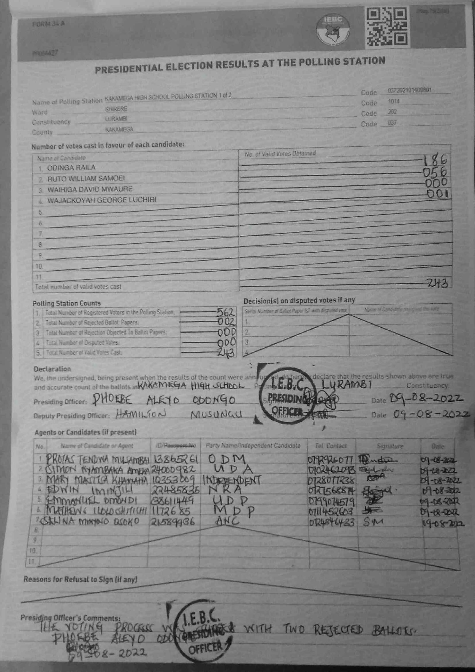 Doctored form 34As? The four ways the 2022 Presidential Election could have been rigged