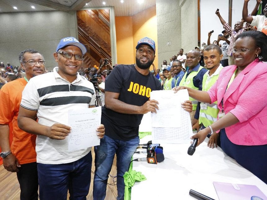 New head of IEBC National Tallying Centre Silas Rotich was arrested for voter bribery