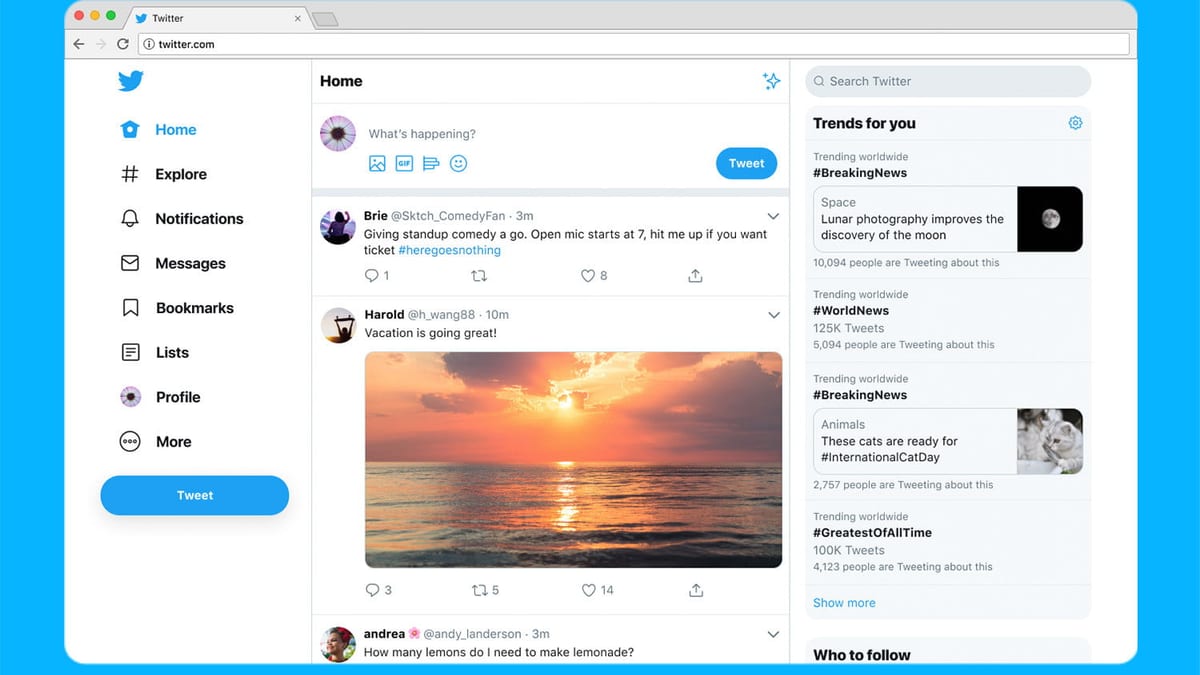 Twitter Design
