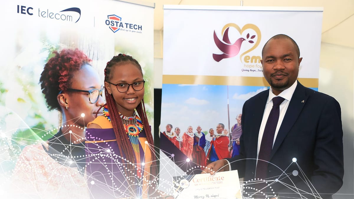 Young Girls In Kajiado County Acquire Digital Education Through Satellite Technology